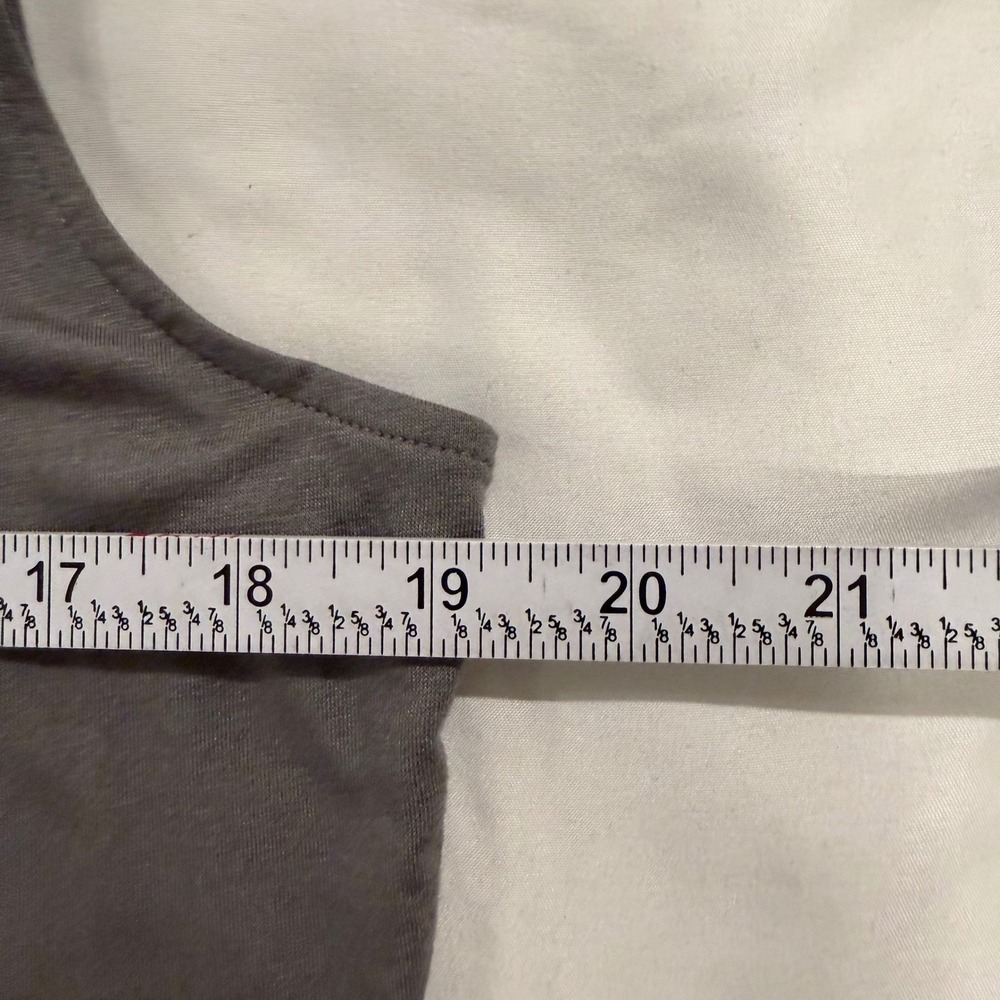 Banana Republic Luxe Touch Tank Top Gray Sleeveless Scoop Neck XL Womens New - Picture 8 of 13